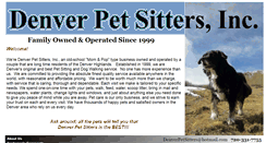 Desktop Screenshot of denverpetsitters.com